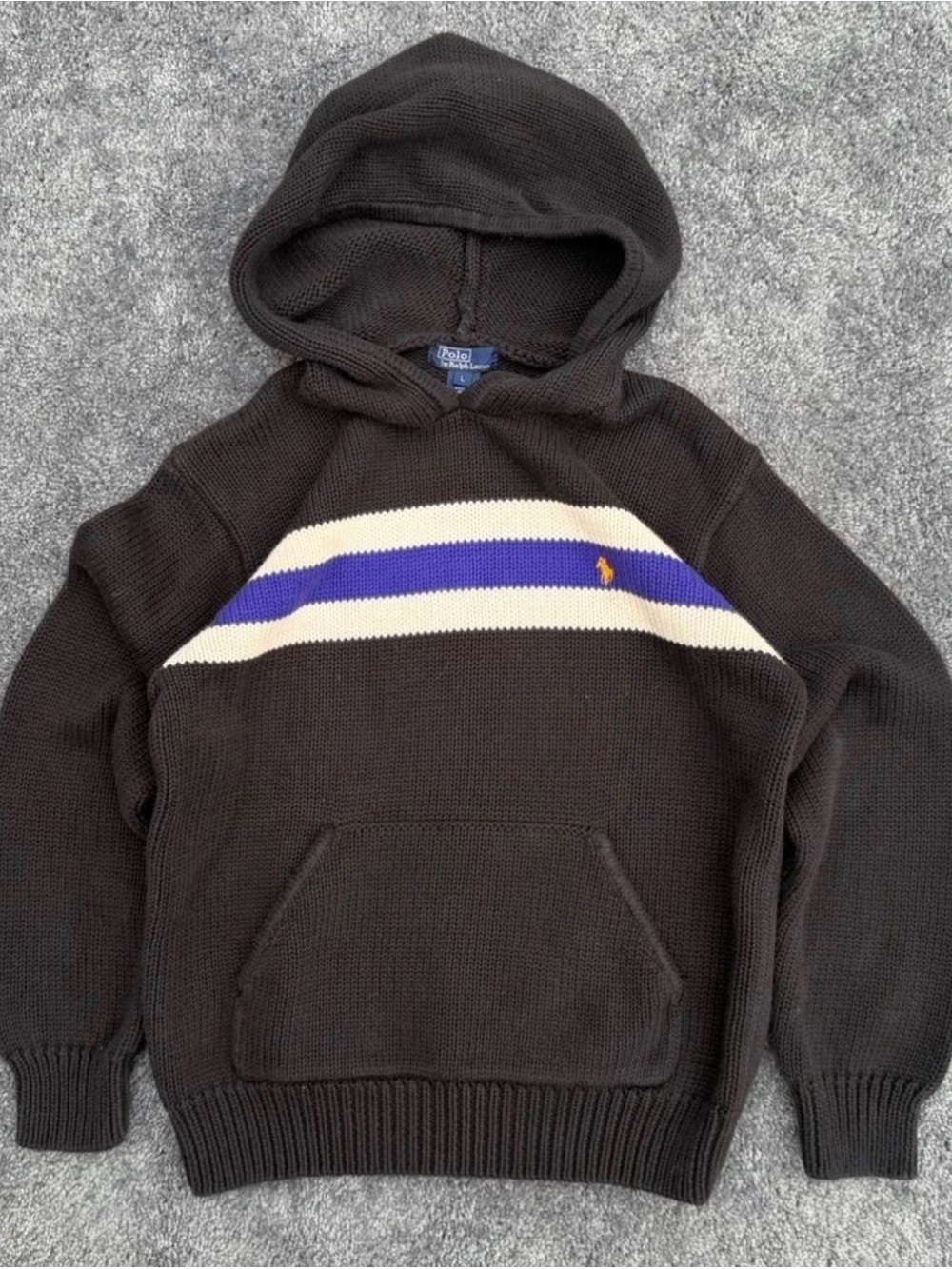 Ralph Lauren Black Crewneck sweater Hoodie